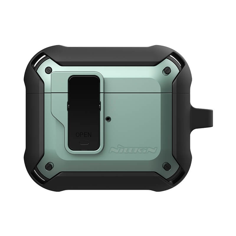 Bao case chống sốc cho Apple Airpods 3 có nút mở nắp hiệu WIWU Mecha Protective case