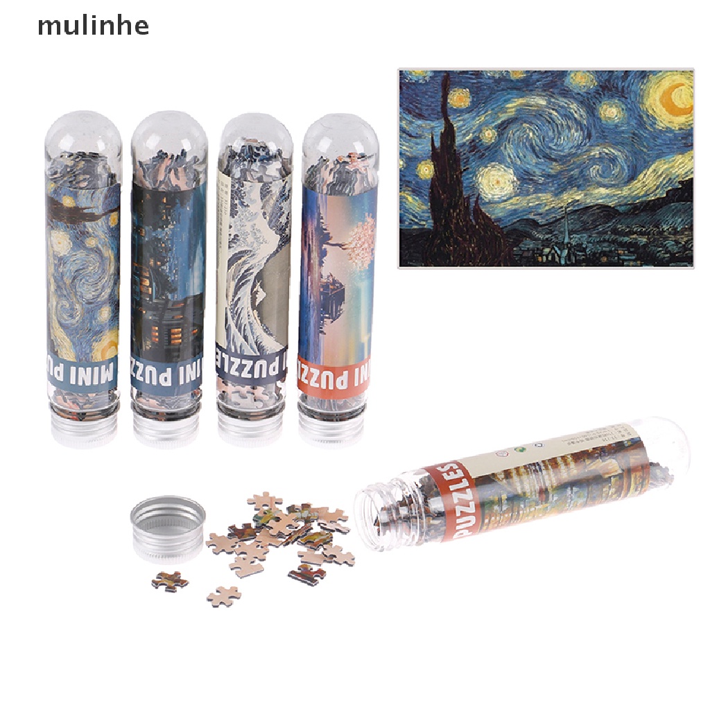 Mulinhe Bộ Đồ Chơi Xếp Hình 150 Mảnh Hình Tranh Sơn Dầu mini Cho Bé