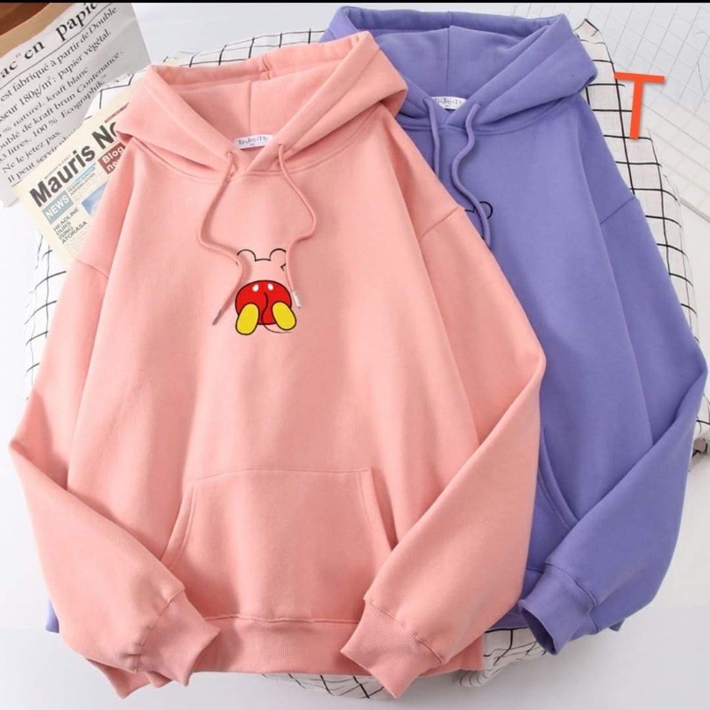 Áo hoodie mich ki mông đỏ TT11