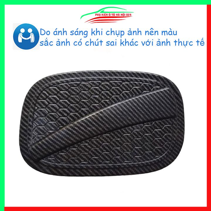 Ốp nắp xăng CX5, CX-5 2018-2021 vân cacbon bảo vệ chống trầy trang trí ô tô