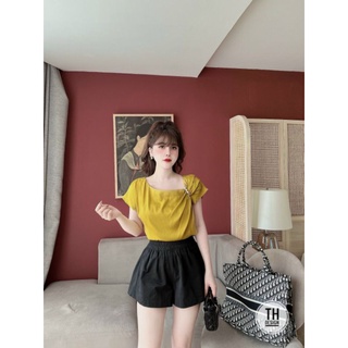 Áo sơ mi công sở nữ - áo nữ kiểu đính ngọc vai sang trọng