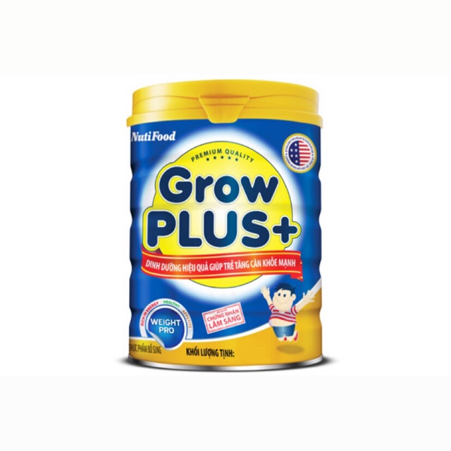 Sữa dinh dưỡng tăng cân NUTI GROW PLUS xanh - 900g