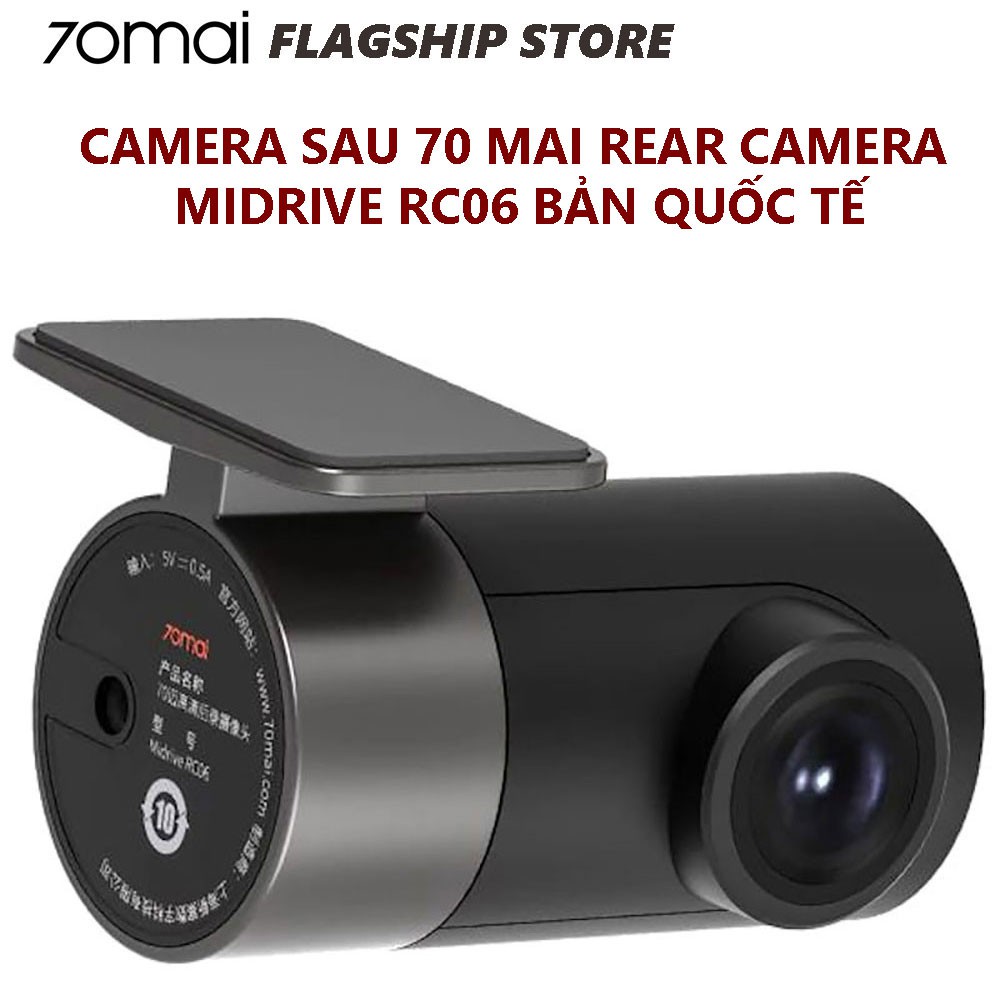 Camera lùi 70mai Rear Midrive model RC06 bản quốc tế
