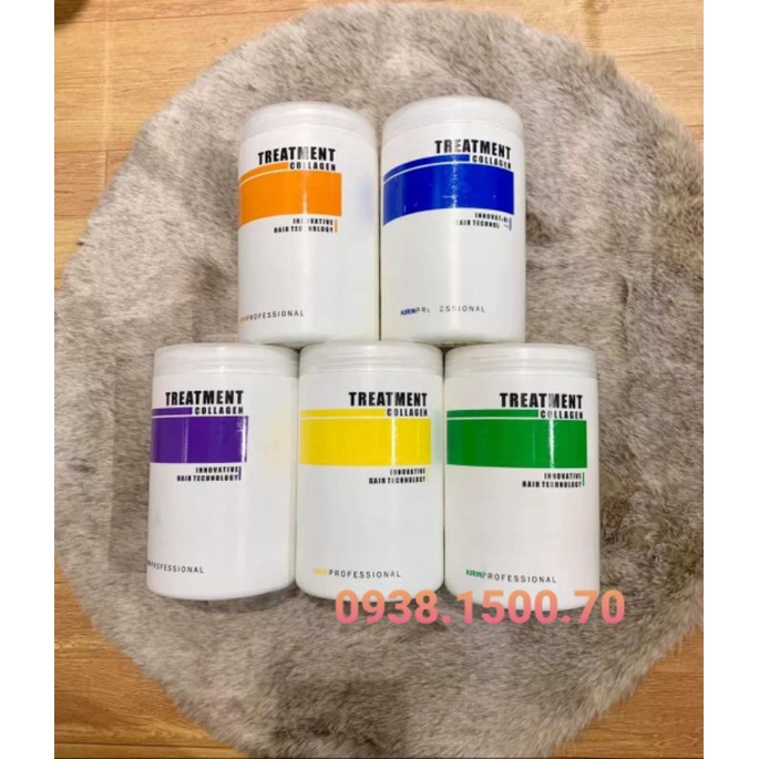 KEM Ủ TÓC PHỤC HỒI  KIRIN Professional  Treatment Collagen 1000ml