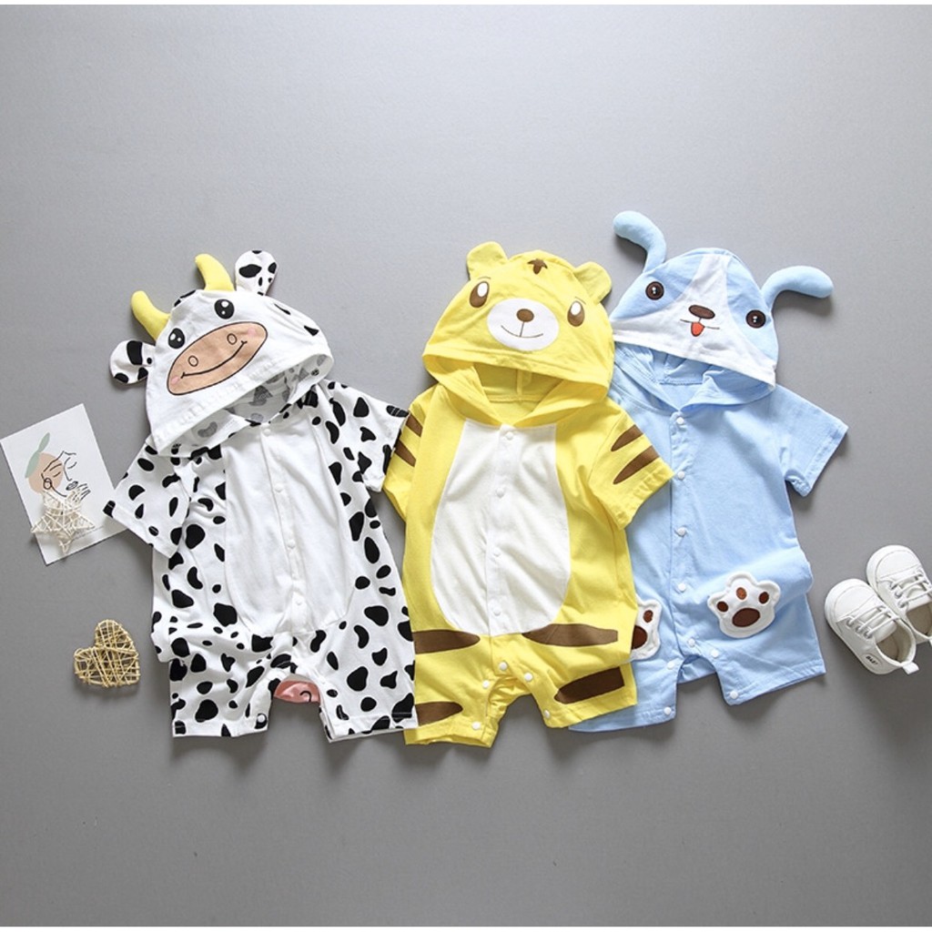 Bộ body hình thú siêu cute cho bé