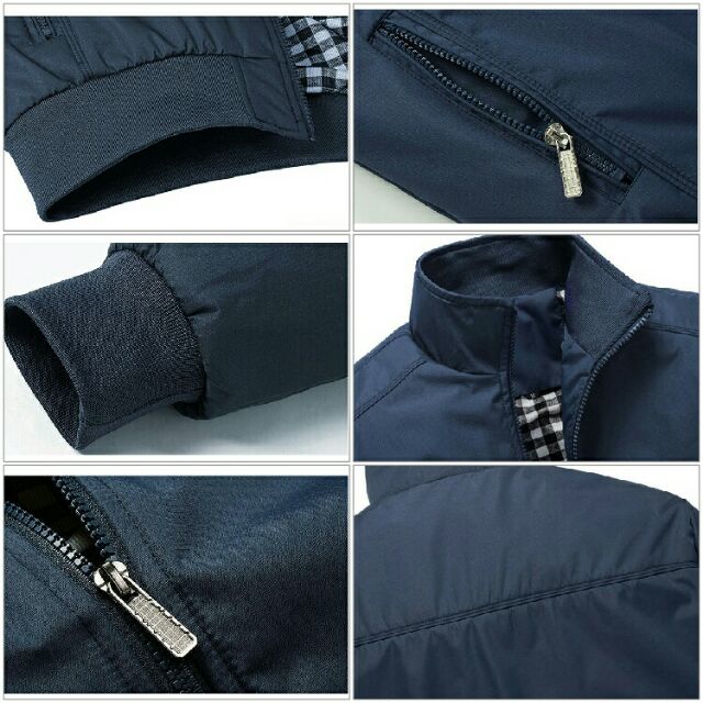 Áo gió nam - áo khoác nam (sẵn sz XL,2XL,3XL xanh đậm)