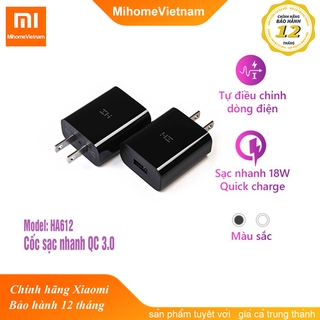 Củ sạc nhanh 18W Zmi xiaomi HA612