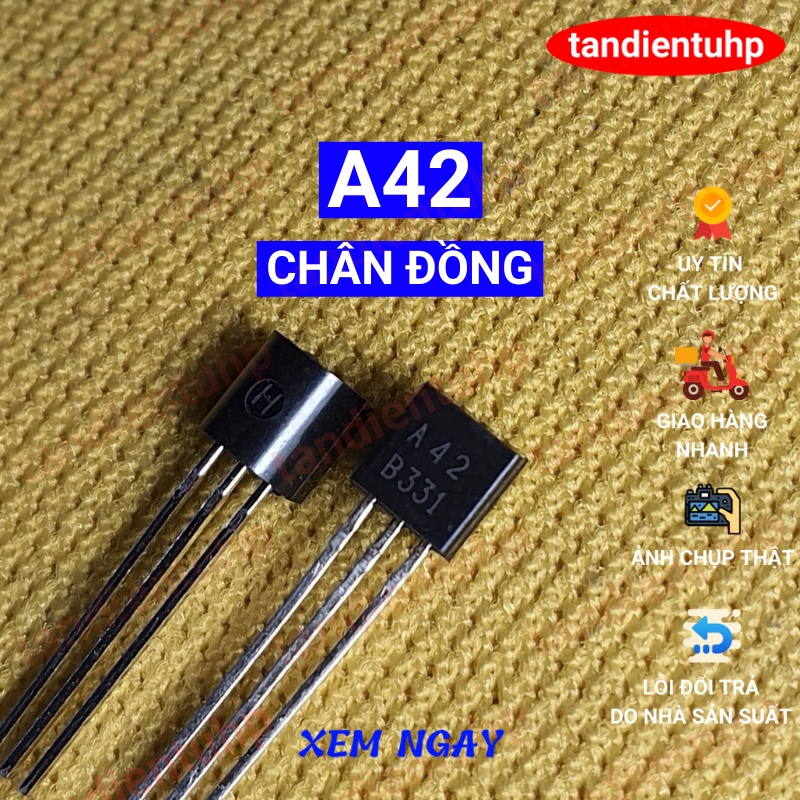 50 CHIẾC BÓNG BÁN DẪN - TRANSISTOR A1015, C1815, S8050, S8550, S9014, S9015, 2N5401, 2N5551 CHÂN ĐỒNG / SẮT MỚI 100%