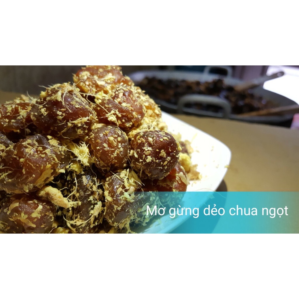 Mơ gừng dẻo chua ngọt