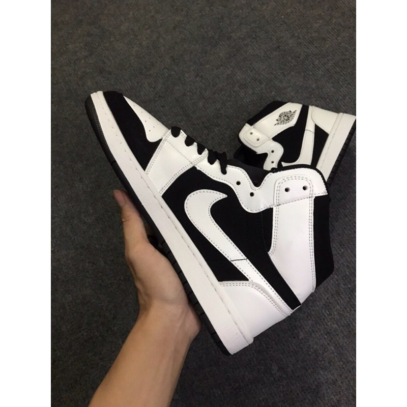 Giày sneaker Air Jordan 1 Panda cổ cao