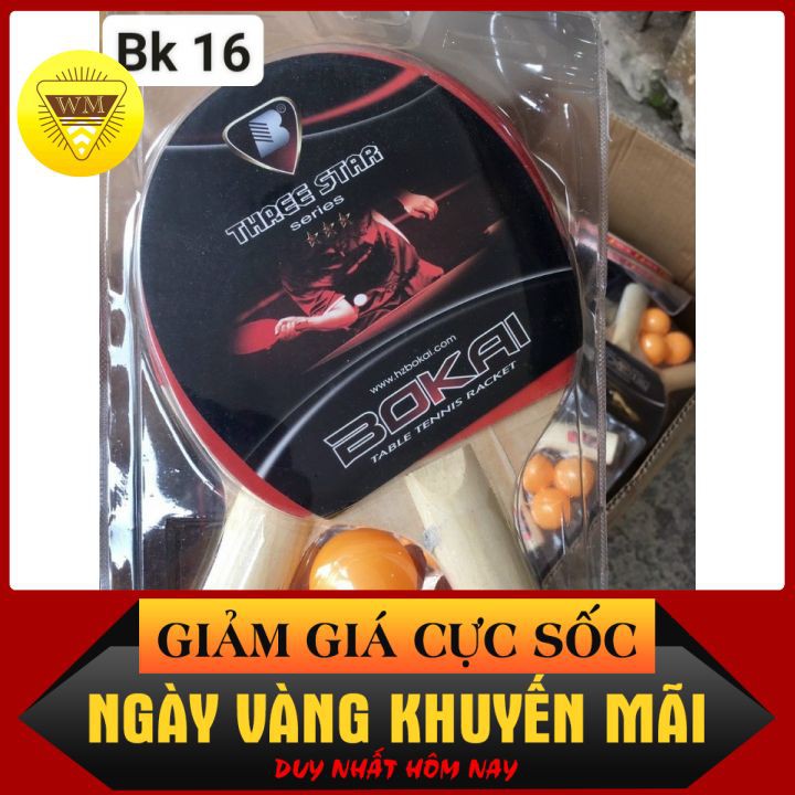 VỢT BÓNG BÀN BOKAI 16 🔥 [FREESHIP] 🔥 ĐỒ THỂ THAO GIÁ RẺ