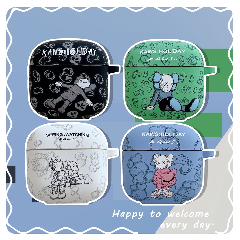 Vỏ Bọc Hộp Sạc Tai Nghe Không Dây Bluetooth Baseus Bowie E8 Bằng tpu Mềm Nhám Họa Tiết Hoạt Hình Đáng Yêu