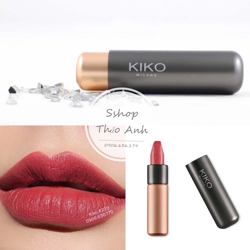 Son KiKo Velvet Passion Matte Lipstick 329