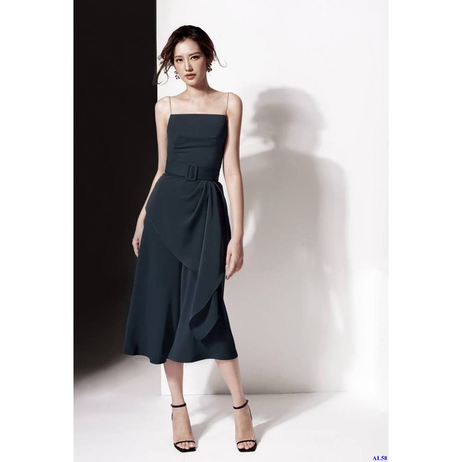 Set Bộ Áo Kiểu Hai Dây Quần Lửng Ống Suông Trẻ Trung
