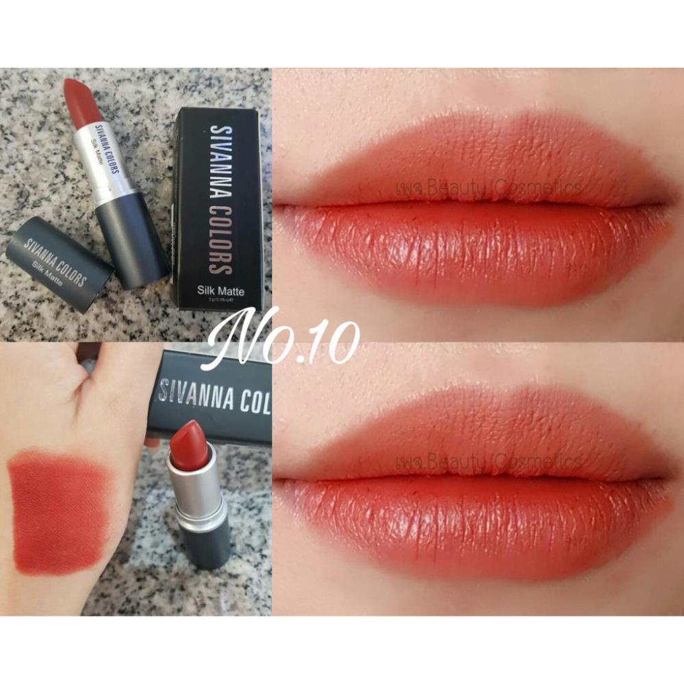 Son Lì Sivanna Color Silk Matte HF360 SIVANNA COLORS Silk Matte Lip HF360-anhduong.official.vn