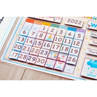 Học liệu ngày tháng - thời tiết cho bé Montessori materials English