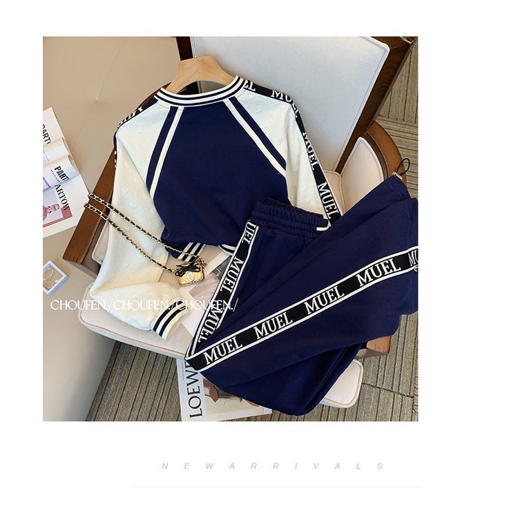 Bộ Đồ Thể Thao Hai Mảnh Phong Cách Thời Trang Mùa Thu 2022