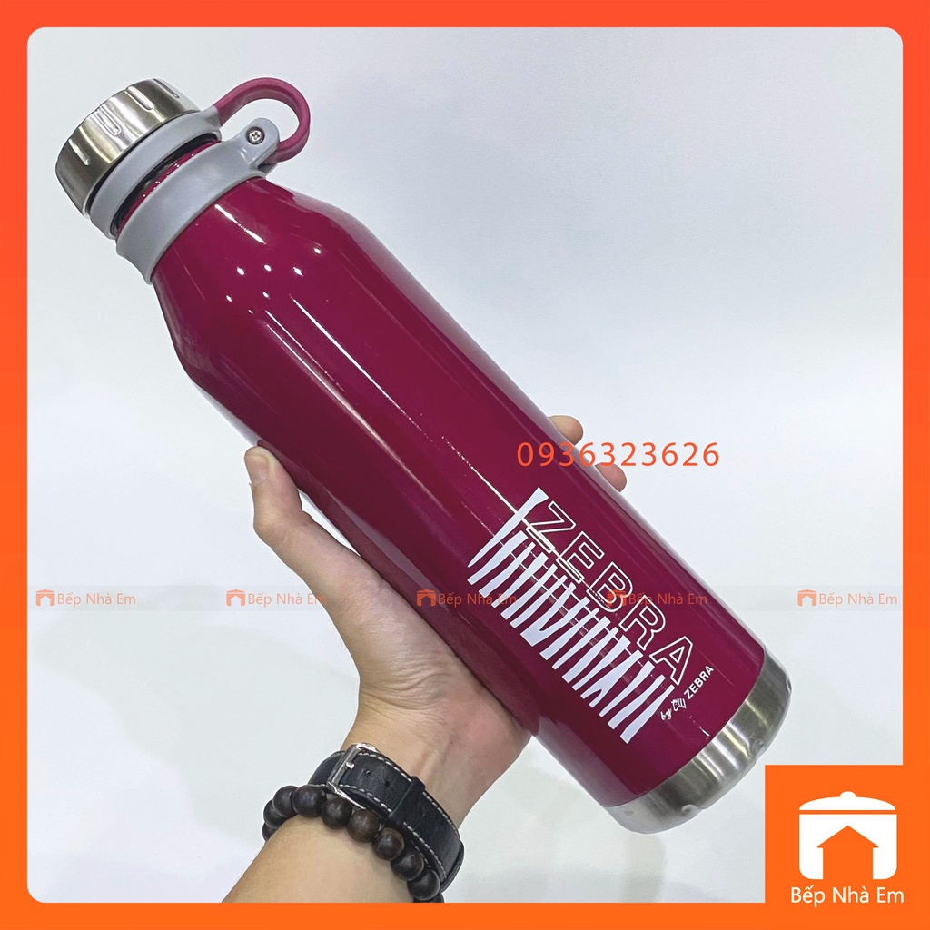 Bình Giữ Nhiệt ZEBRA Wisdom 0.5L_0.75L_1L (Inox 304) - 112635_112636_112637. Nhập Khẩu Thái Lan