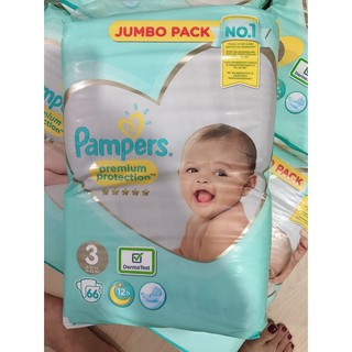 Bỉm dán Pampers Anh dòng Premium Protection số 3 (6-10kg)47 miếg & 66 miếg, số 4(9-14kg) 54 miếg. Hàg chuẩn xách tay Anh