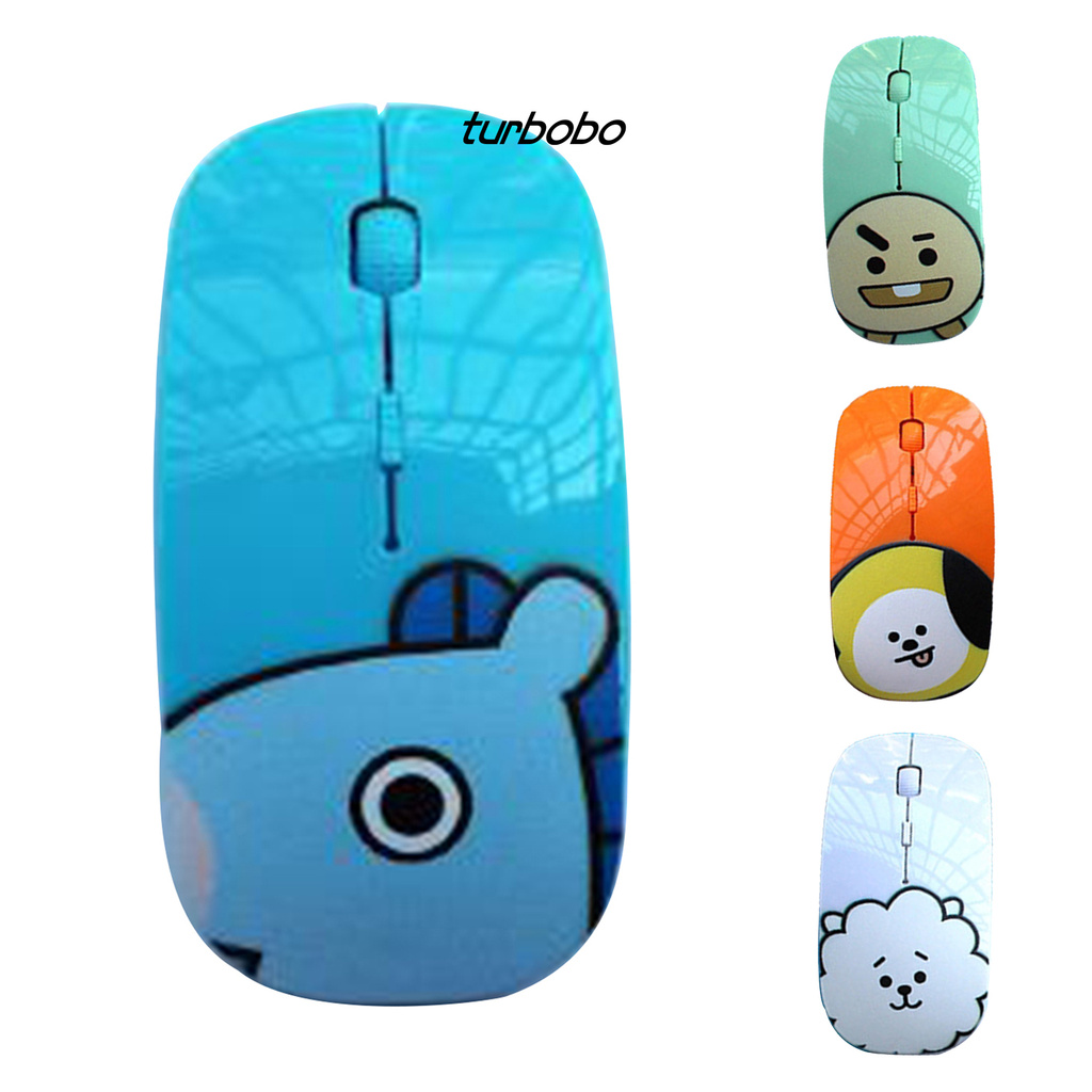 chuột không dây Họa Tiết Hoạt Hình Dễ Thương