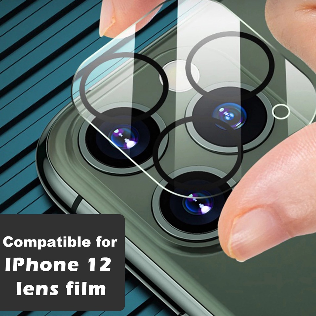 Kính Cường Lực 3d 9h Bảo Vệ Camera Chống Trầy Cho 12 Pro / Pro Max