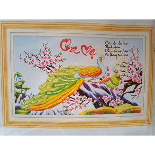 tranh thêu 3d cha mẹ x8117