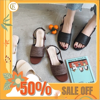 Sandal quai ngang giả cói 3 màu hot mới(ảnh thật ở cuối)