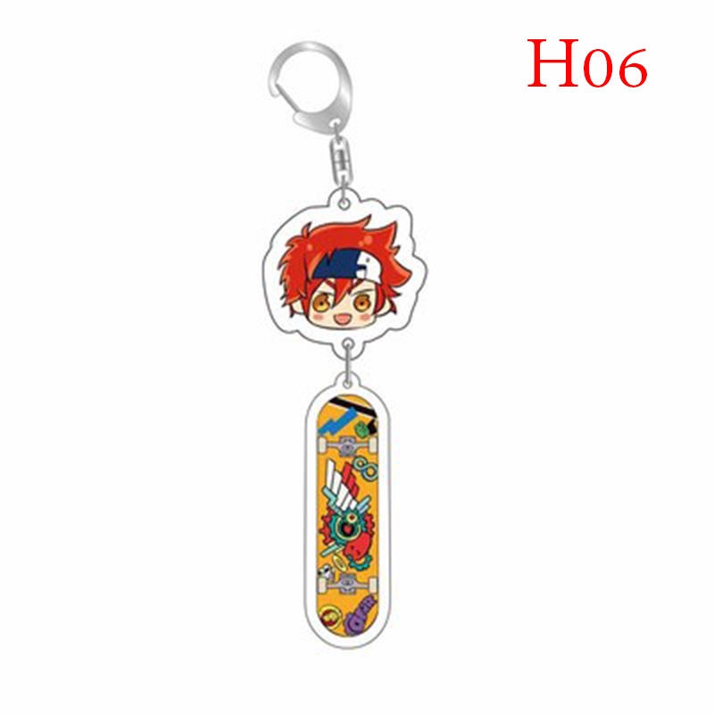 Móc khóa hình nhân vật anime dễ thương SK8
