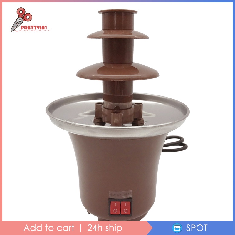 [Prettyia1] Máy Phun Sô Cô La Mini 3 Tầng Dùng Để Đựng Sốt / Sốt BBQ