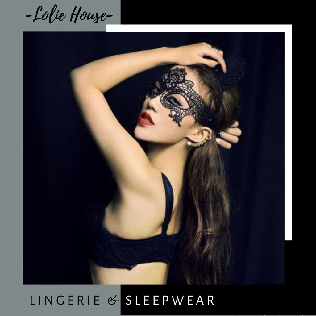 Mặt nạ ren sexy quyến rũ - Bịt mắt ren sexy quyến rũ LOLIE HOUSE - PK2