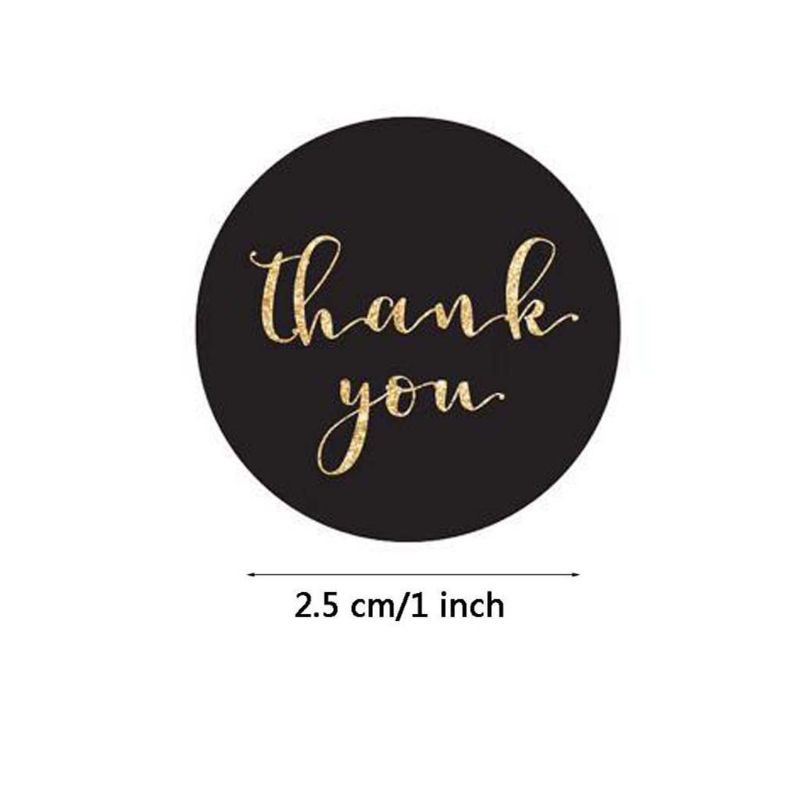 Set 500 Miếng Dán Chữ Thank You Trang Trí Đa Năng Tiện Dụng
