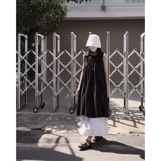Đầm tầng muslin