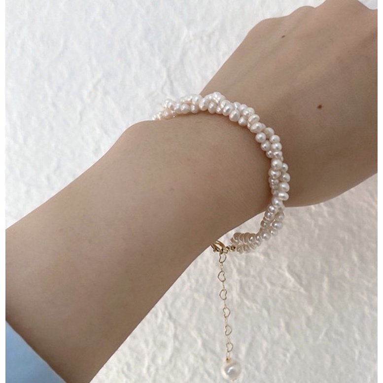 Vòng tay hạt nhỏ xoắn 3-4ly