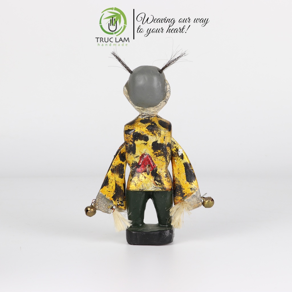 Rối Gỗ Ông Địa, Cô Tiên, Ông Lão Câu Cá Cỡ Nhỏ - Trúc Lâm Handmade