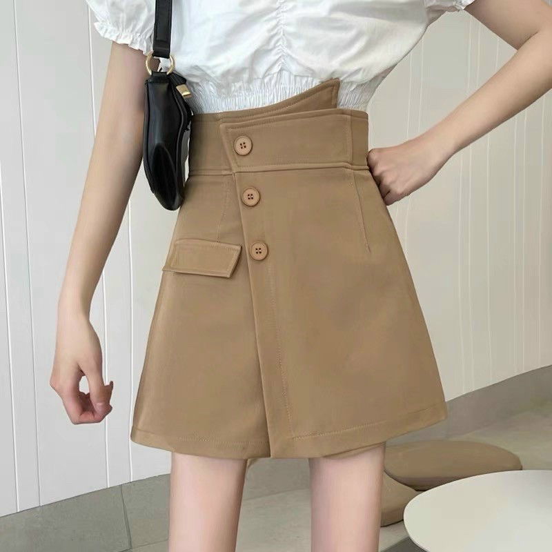 Quần giả váy vạt lệch 3 khuy | BigBuy360 - bigbuy360.vn