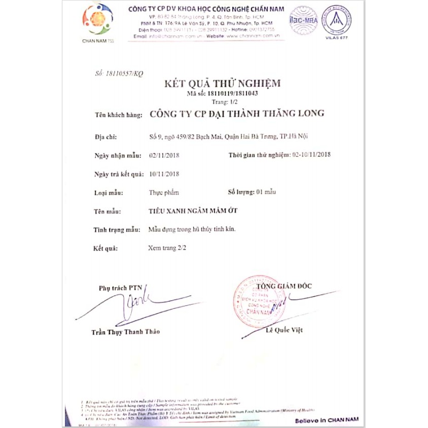 Hạt tiêu xanh ngâm mắm ớt Xiêm, uy tín tại Hà Nội