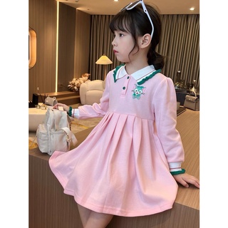 Váy polo thỏ dài tay cho be0
