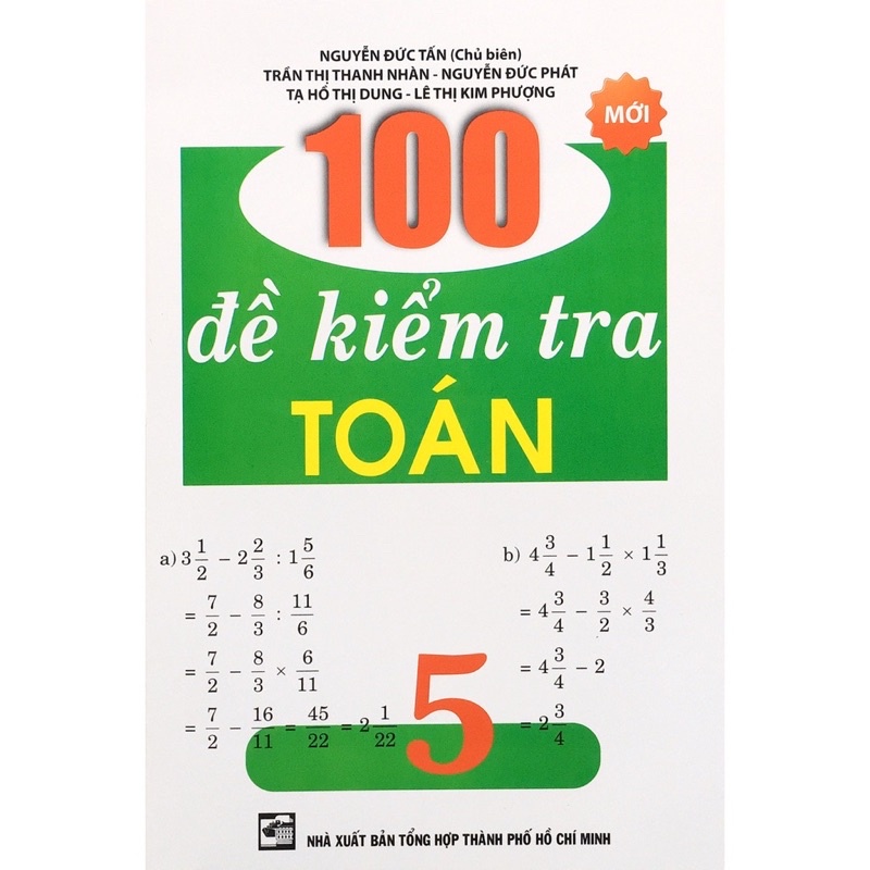 Sách.__.100 Đề Kiểm Tra Toán Lớp 5