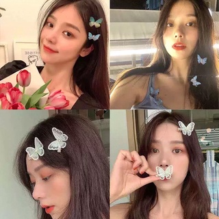 Kẹp tóc hình bướm mùa hè phong cách Hàn Quốc cho nữ
