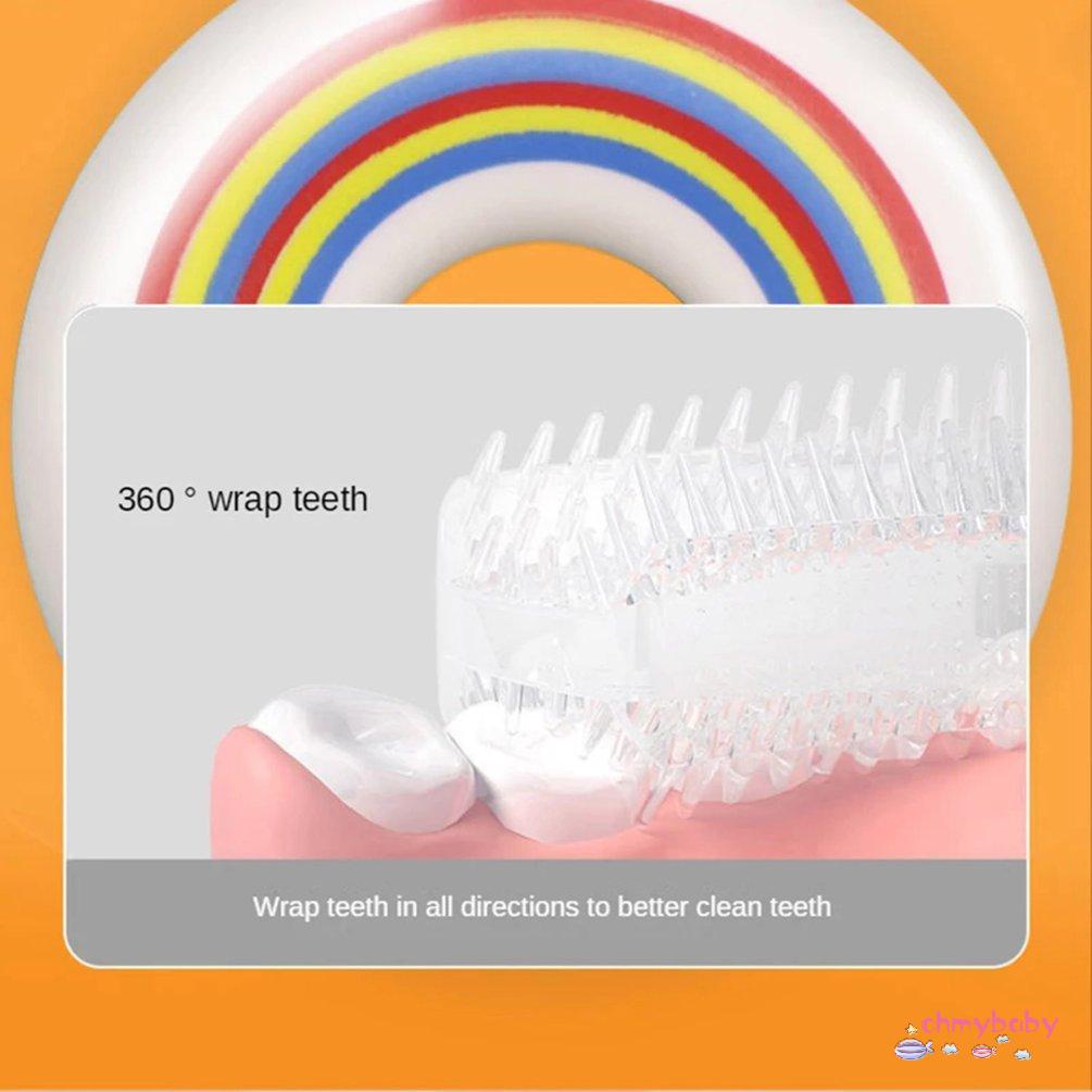 【OMB】 360 Degree U Sonic Electric Toothbrush Children Silicone Automatic Tooth Brush