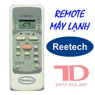 Remote máy lạnh Reetech thường