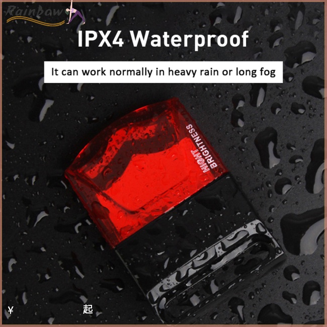 Đèn Cảnh Báo Chống Thấm Nước Có Từ Tính Gắn Đuôi Xe Đạp