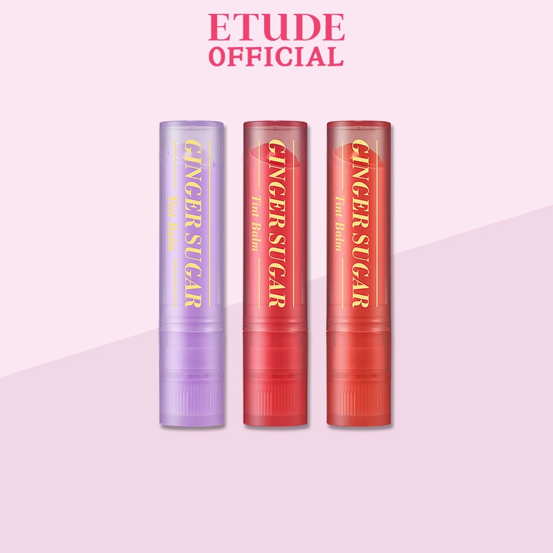 Son dưỡng có màu chứa tinh chất gừng [ETUDE] Ginger Sugar Tint Balm - NEW 2022