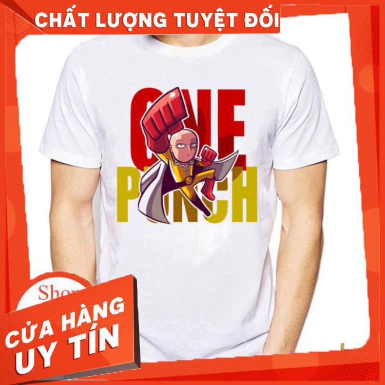 [HOT SALE]   Áo thun Thánh Phồng Tôm Saitama One Punch Man F2181 Thiết kế độc lạ Thiết kế độc lạ