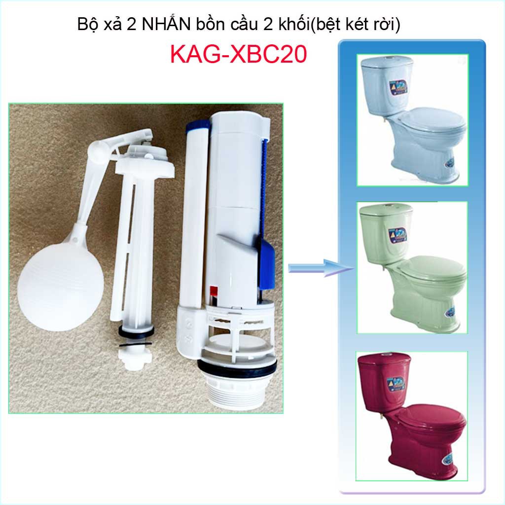 Bộ xả bồn cầu 2 nút nhấn KAG-XBC20