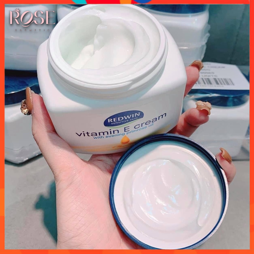 Kem Dưỡng Ẩm Da Redwin Vitamin E Cream ⚡⚡ Úc - Kem Đa Năng Body Giúp Dưỡng Da Hết Khô, Nứt Nẻ Toàn Thân 300G