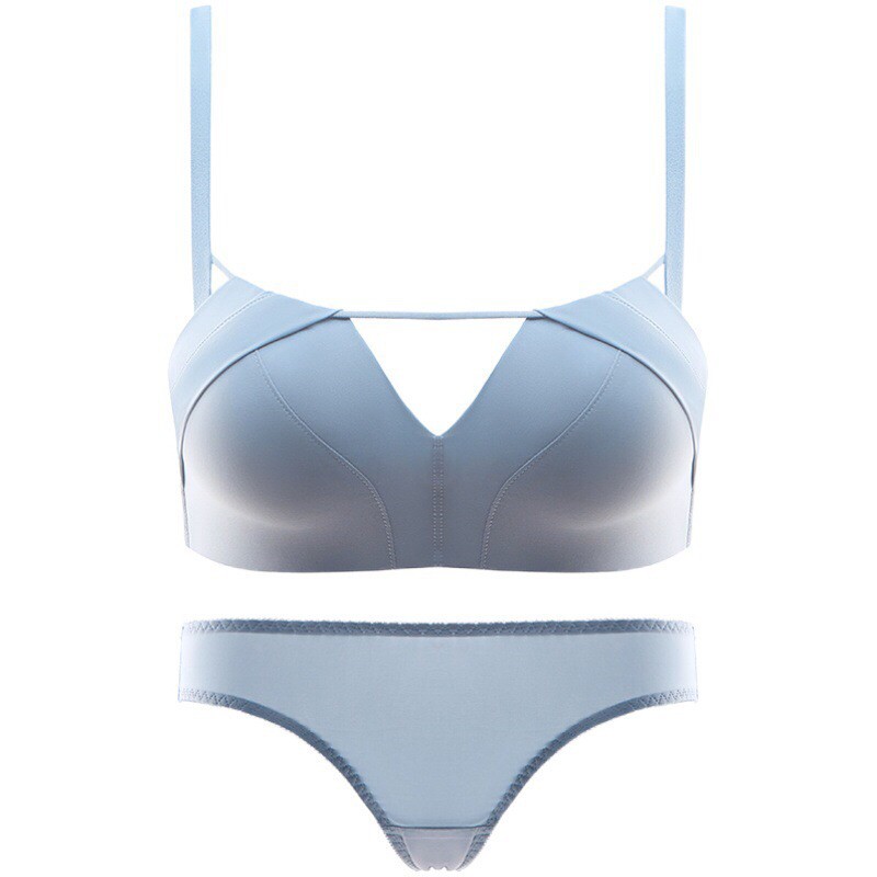 Bộ Đồ Lót Su Dây Ngang Không Gọng Nâng Ngực 928
