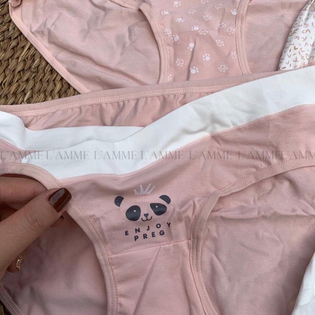 Set Quần Lót Bầu cạp chéo - Cotton siêu sịn an toàn - họa tiết đáng yêu