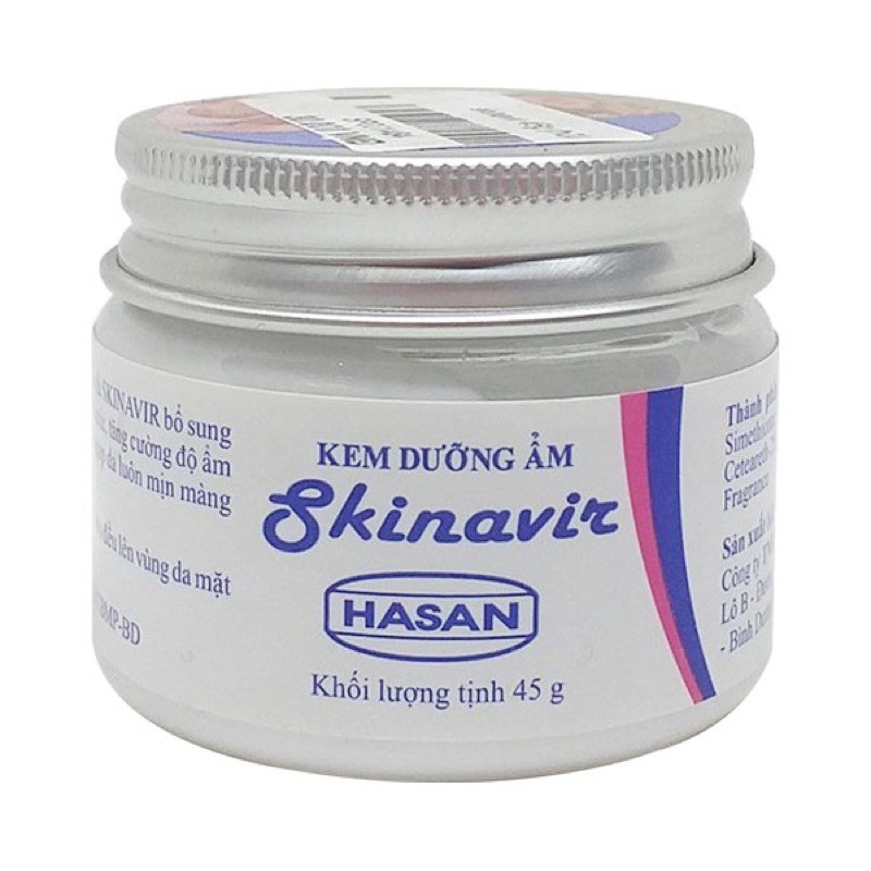 Kem dưỡng ẩm Skinavir Hasan - Hộp 45g