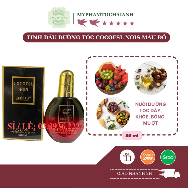 Tinh Dầu Dưỡng Tóc COCOESL NOIS Màu Đỏ 80ML